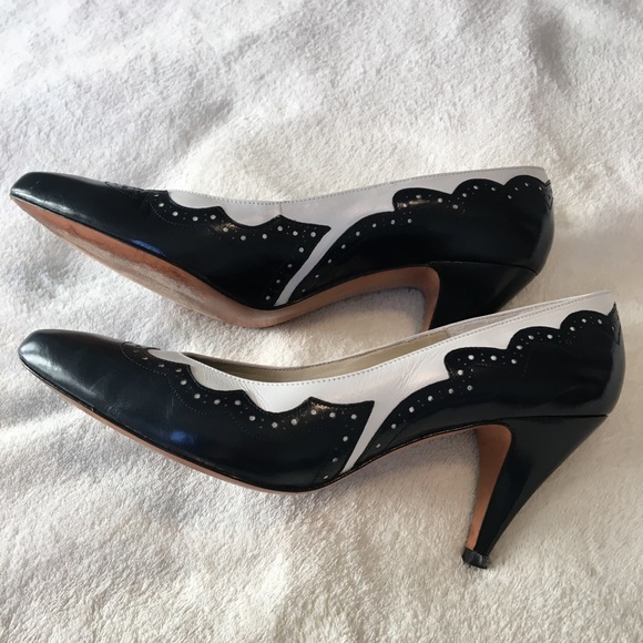 Vintage EVAN PICONE Spectator Heels Pumps 💜Host Pick💜 - Picture 8 of 16